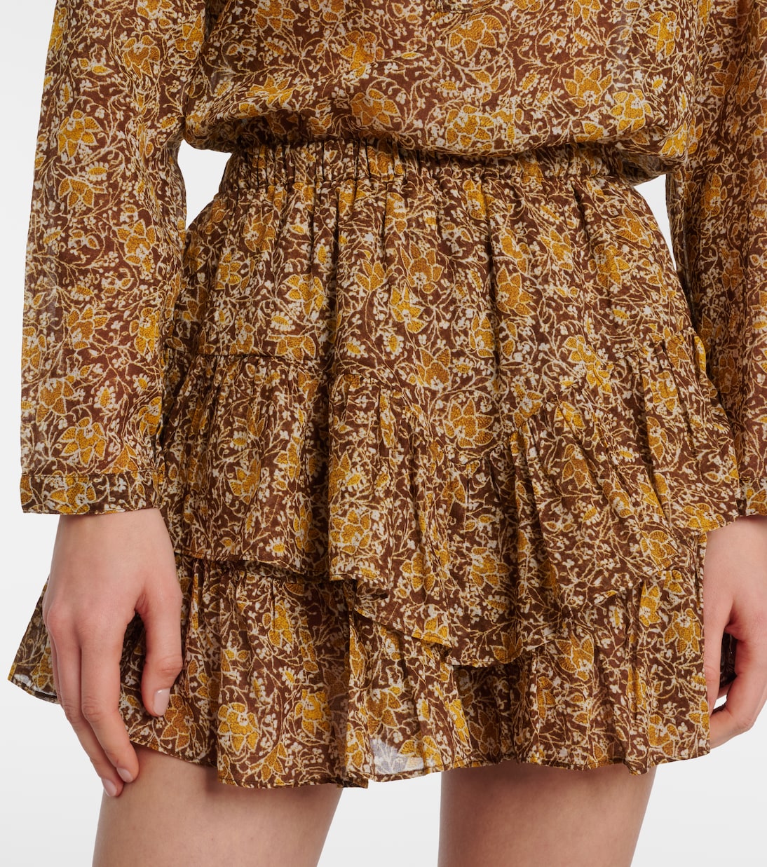 Jocadia floral tiered cotton voile shorts | Marant Etoile