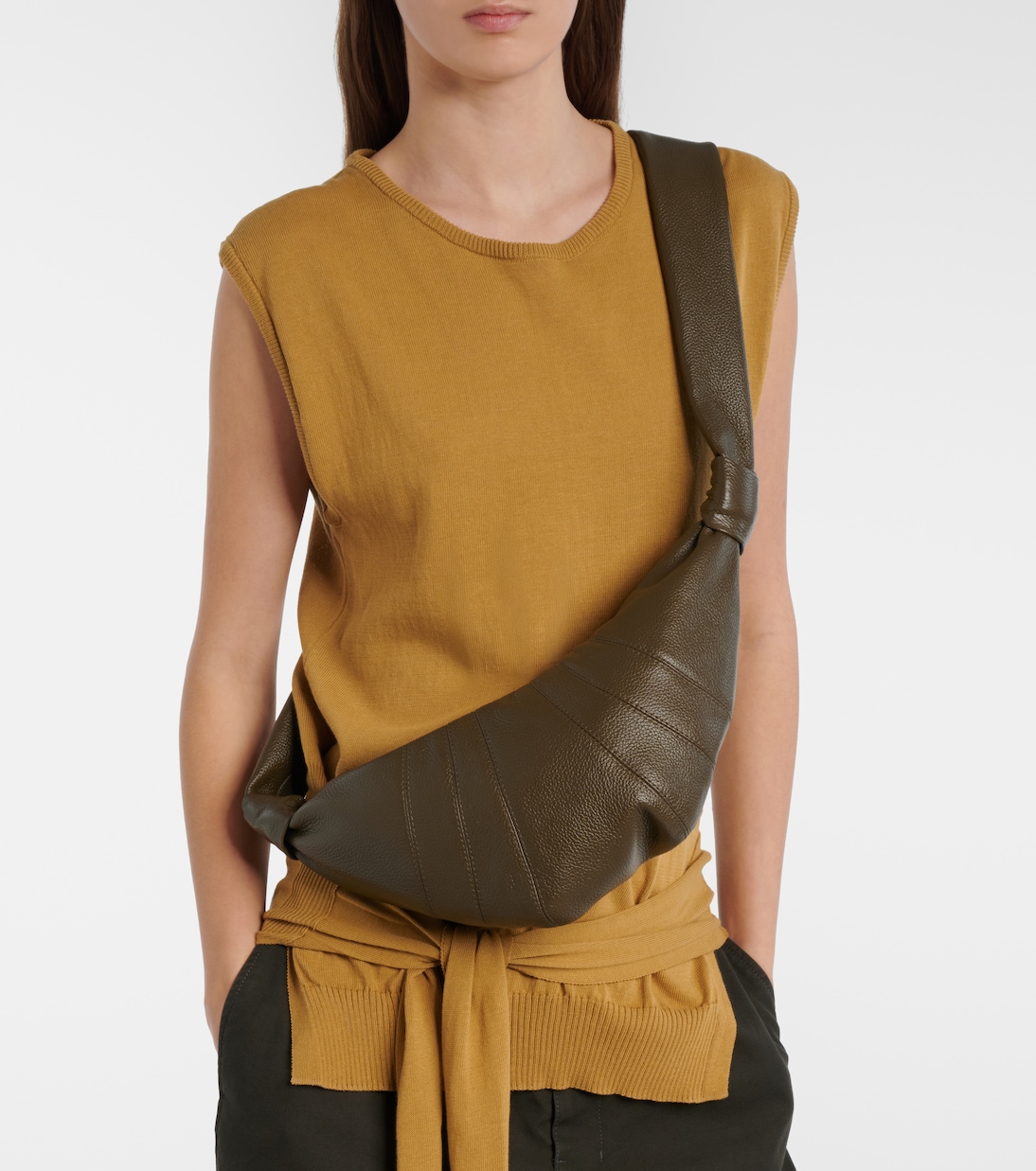 Croissant Small leather bag | Lemaire