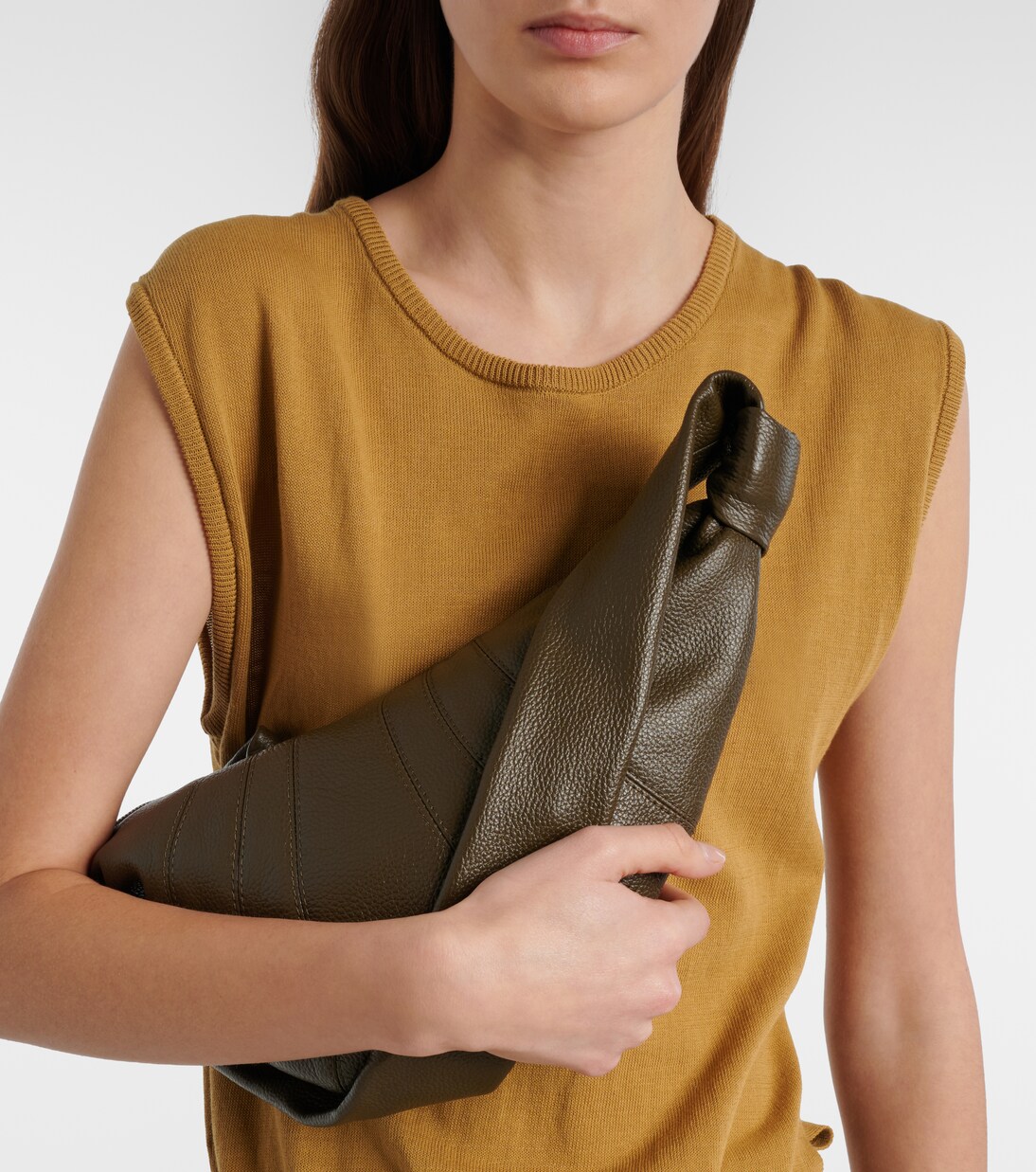 Croissant Small leather bag | Lemaire