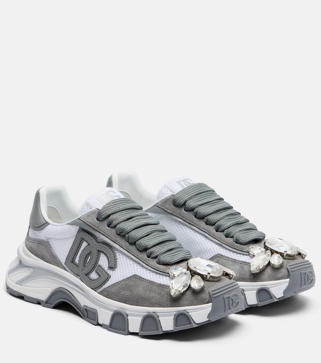 DG Country Road suede-trimmed sneakers | Dolce&Gabbana