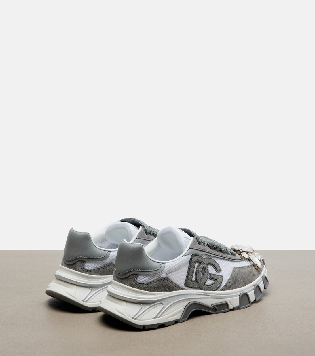 DG Country Road suede-trimmed sneakers | Dolce&Gabbana