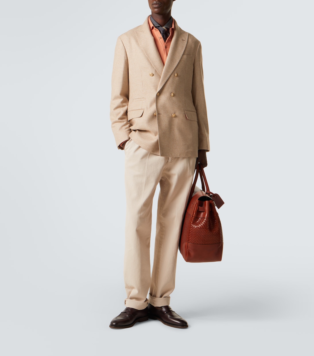 Country leather tote bag | Brunello Cucinelli