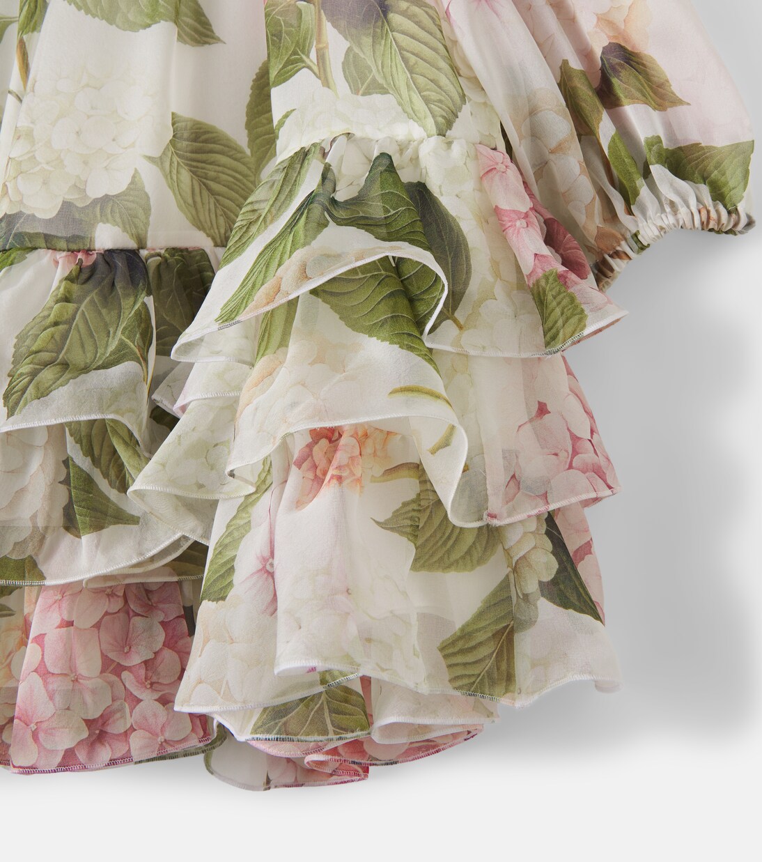 Kleid aus Seidenchiffon | Dolce&Gabbana Kids