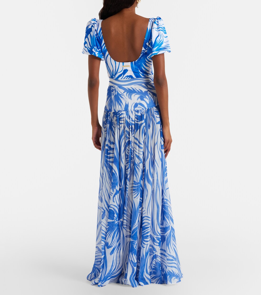 Jaimee high-rise printed maxi skirt | Alexandra Miro