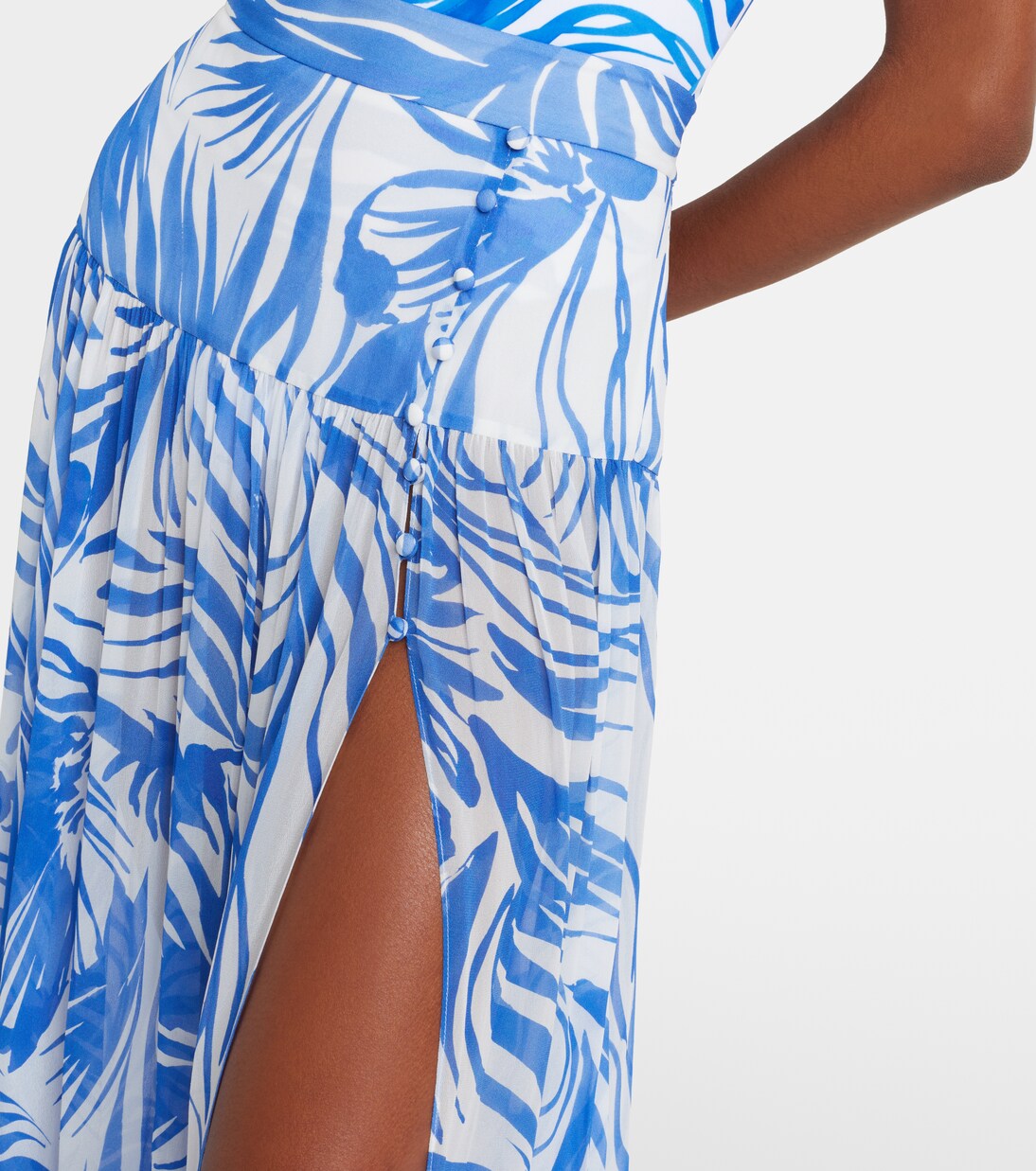 Jaimee high-rise printed maxi skirt | Alexandra Miro