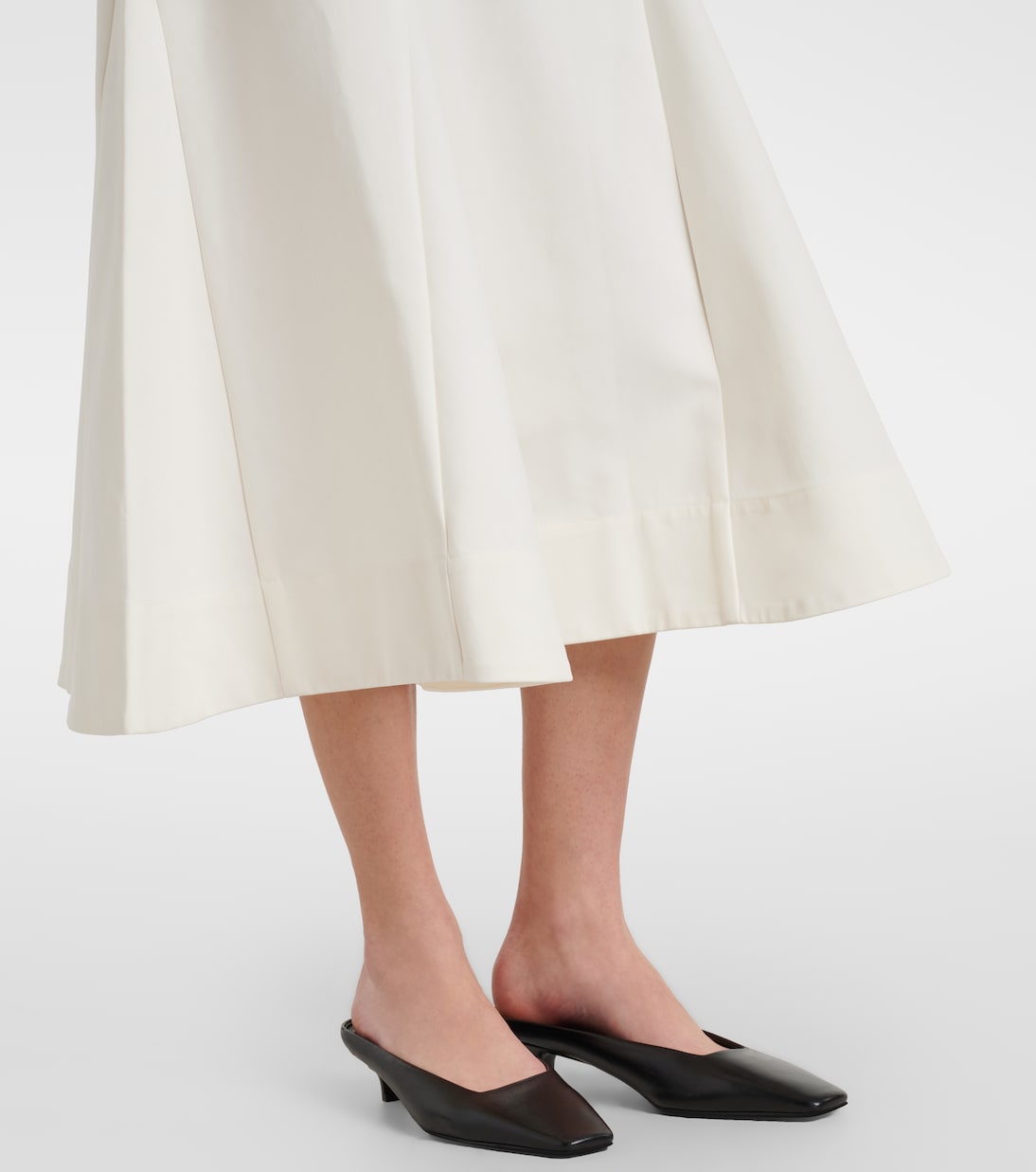 Cotton midi skirt | Róhe