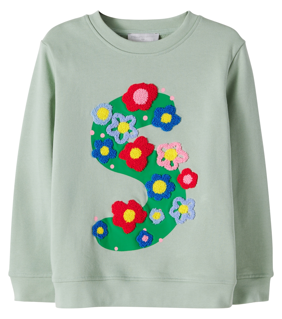 Sweat-shirt en coton à appliqués | Stella McCartney Kids