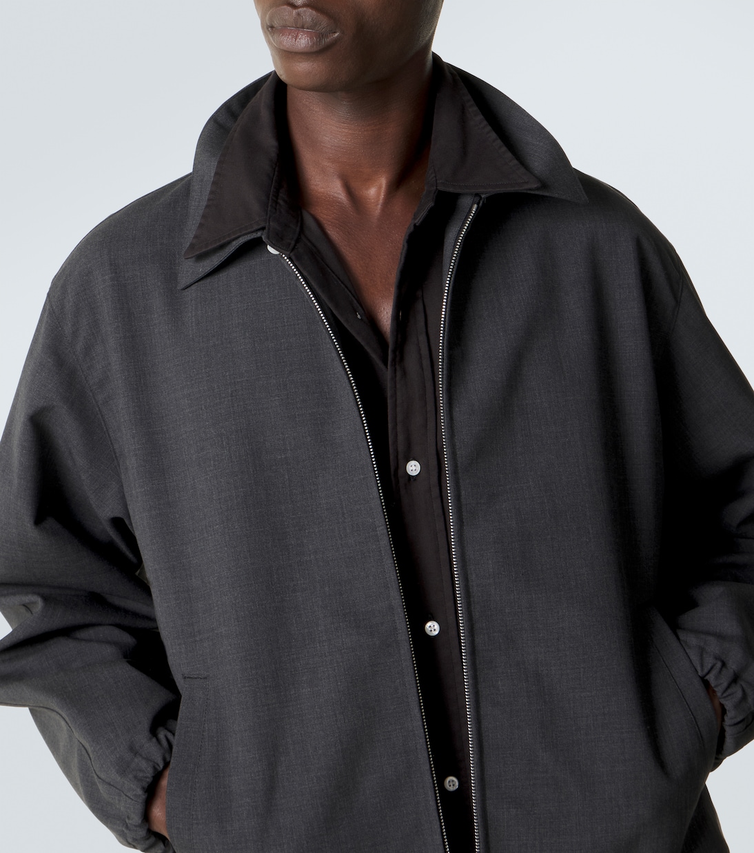 Wool blouson jacket | Auralee