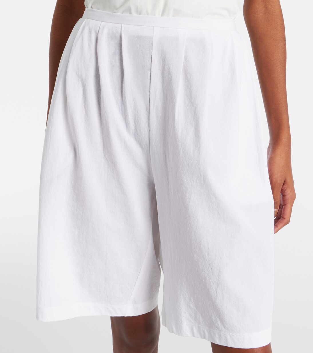 Poppy cotton Bermuda shorts | Khaite