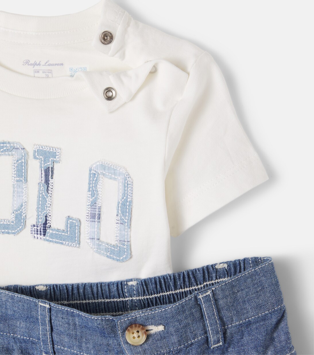 Baby logo T-shirt and shorts set  | Polo Ralph Lauren Kids