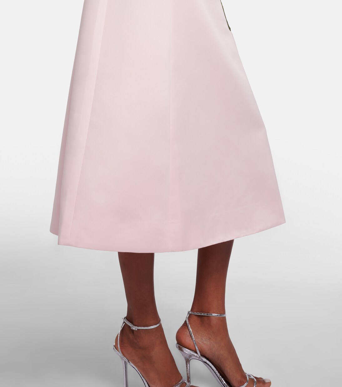 Floral-appliqué cocktail dress | Leo Lin