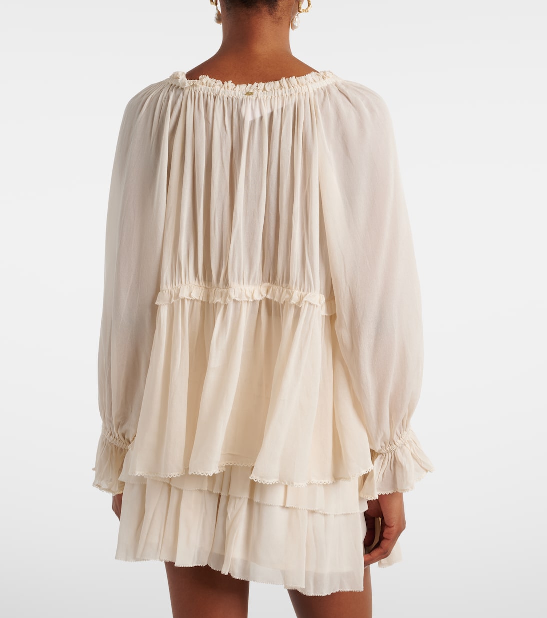 Moon ruffled blouse | Poupette St Barth