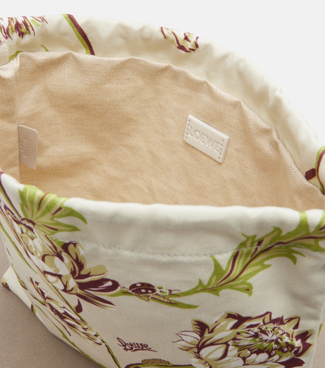 Pouch Paula's Ibiza de lona estampado | Loewe