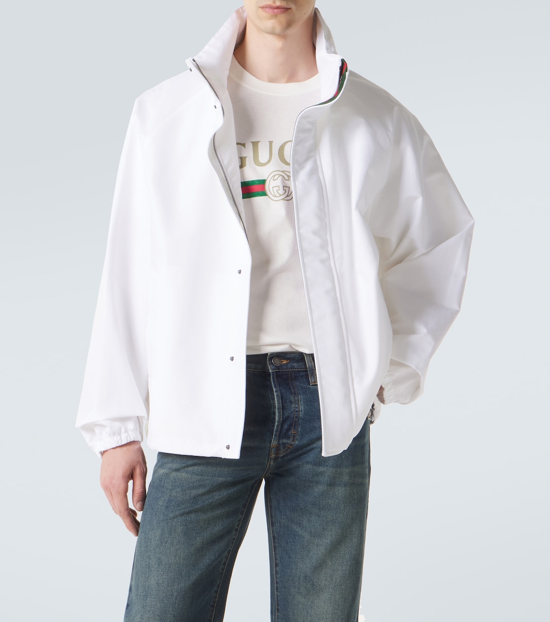 Cotton canvas blouson jacket | Gucci