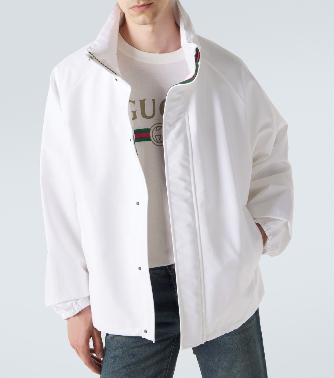 Cotton canvas blouson jacket | Gucci