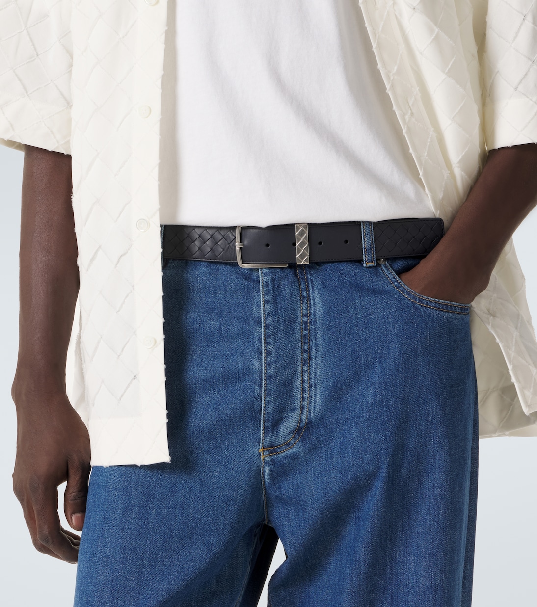 Intrecciato leather belt | Bottega Veneta