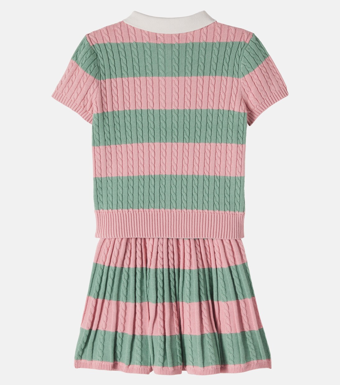 Set aus Polopullover und Rock aus Baumwolle | Polo Ralph Lauren Kids