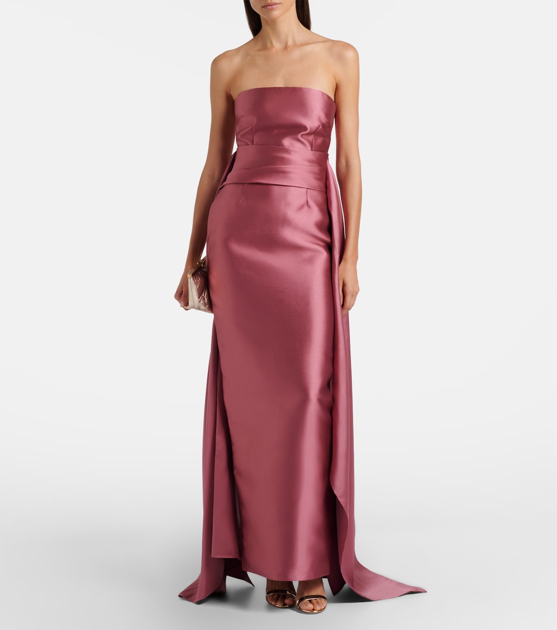 Robe bustier en satin | Solace London