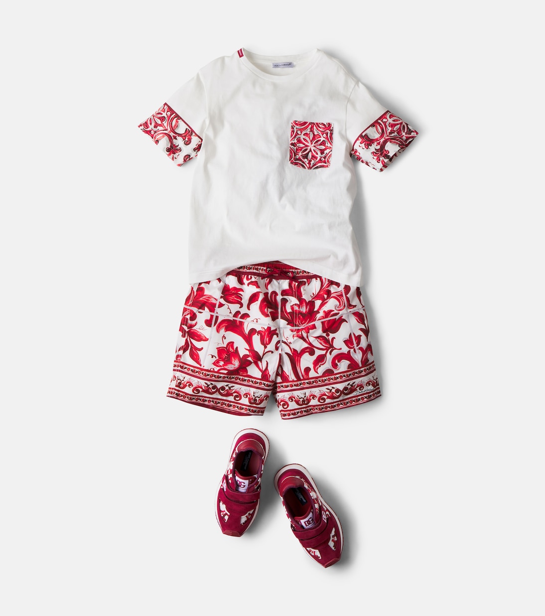 Printed swim trunks | Dolce&Gabbana Kids