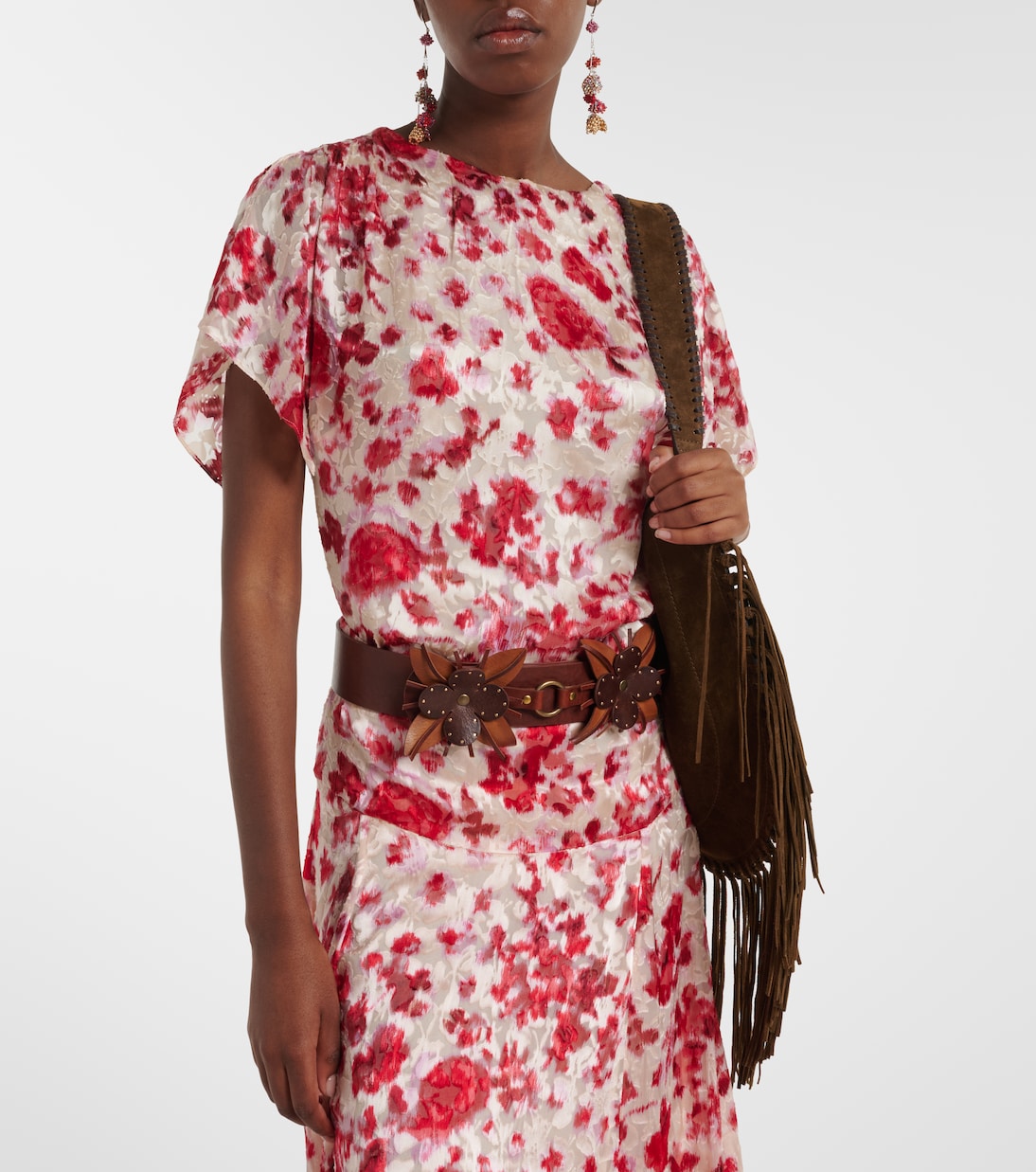 Top Hervane de jacquard floral | Isabel Marant