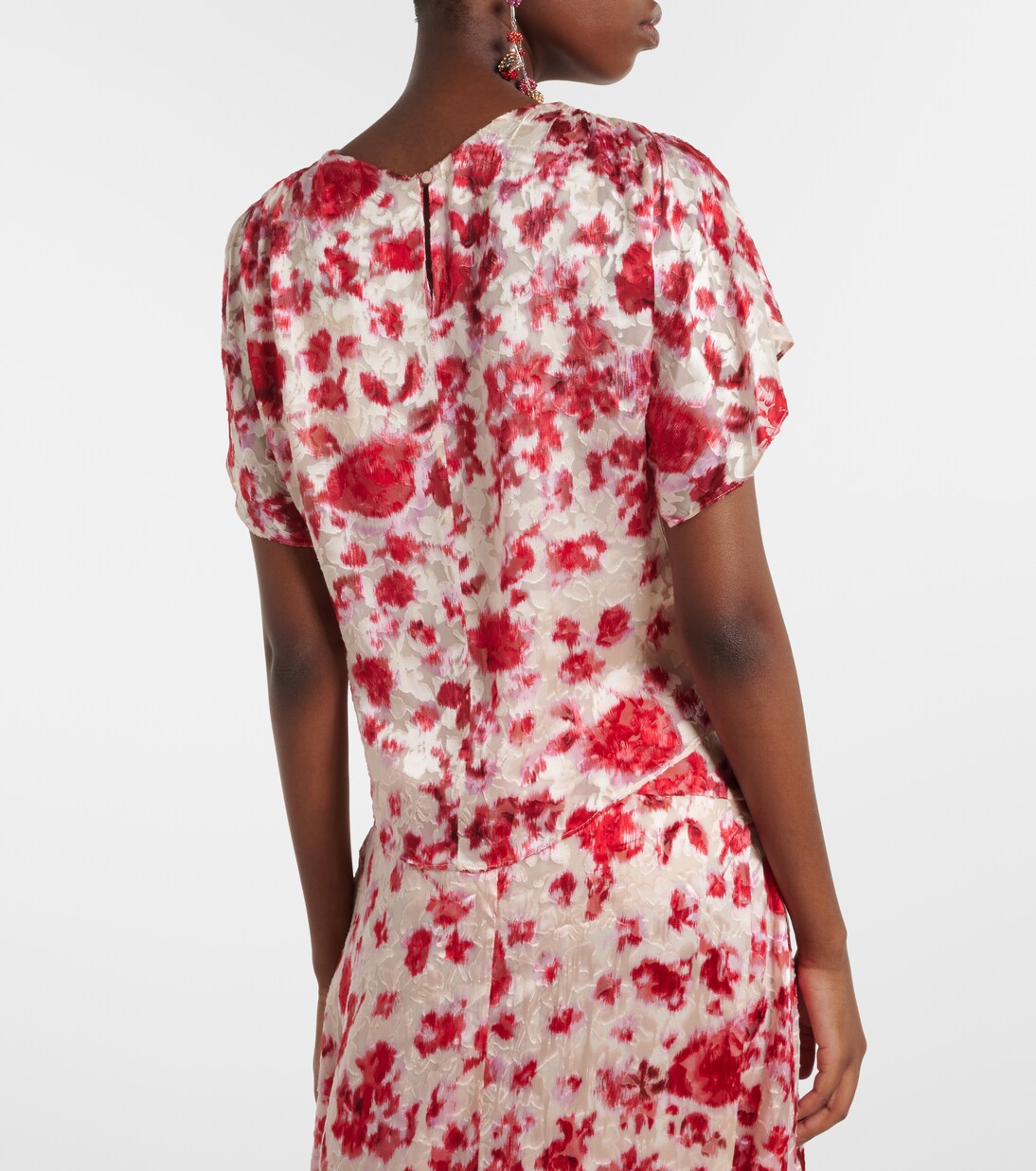 Top Hervane de jacquard floral | Isabel Marant