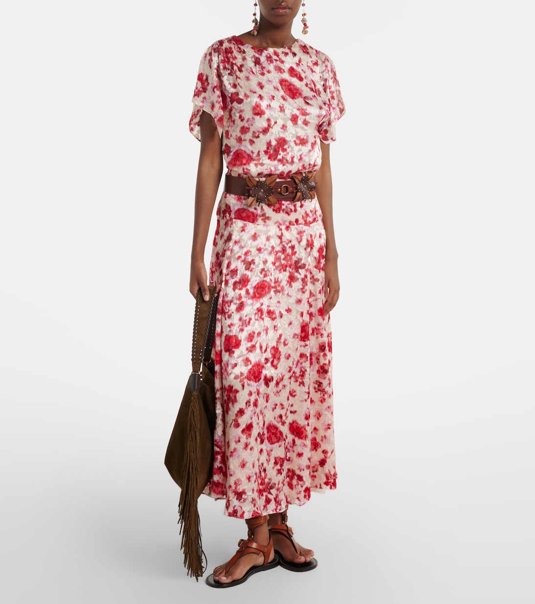 Top Hervane de jacquard floral | Isabel Marant