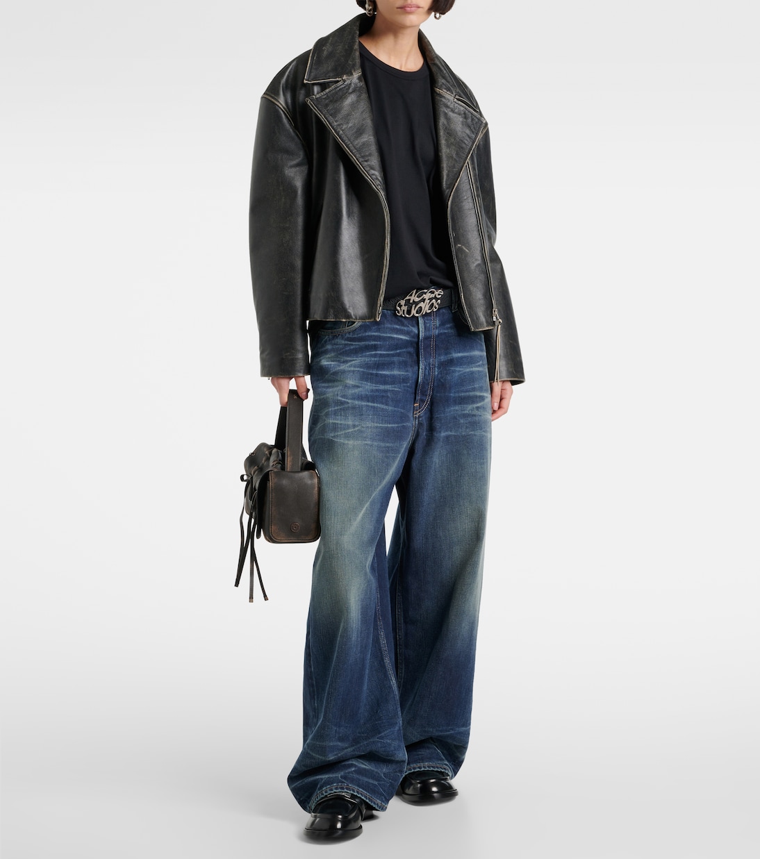 Face cotton jersey T-shirt | Acne Studios