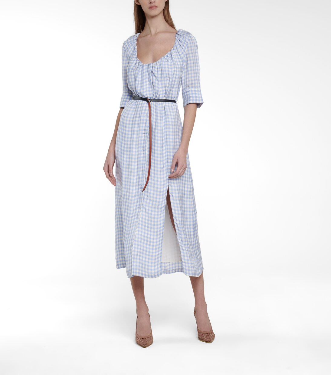 Giselda gingham midi dress | Altuzarra