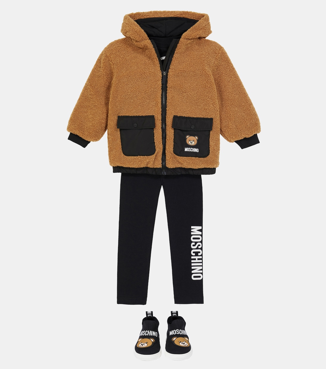 Sneakers in maglia stretch | Moschino Kids