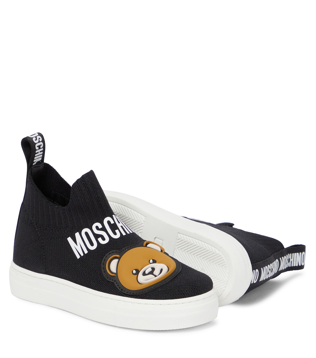 Sneakers in maglia stretch | Moschino Kids