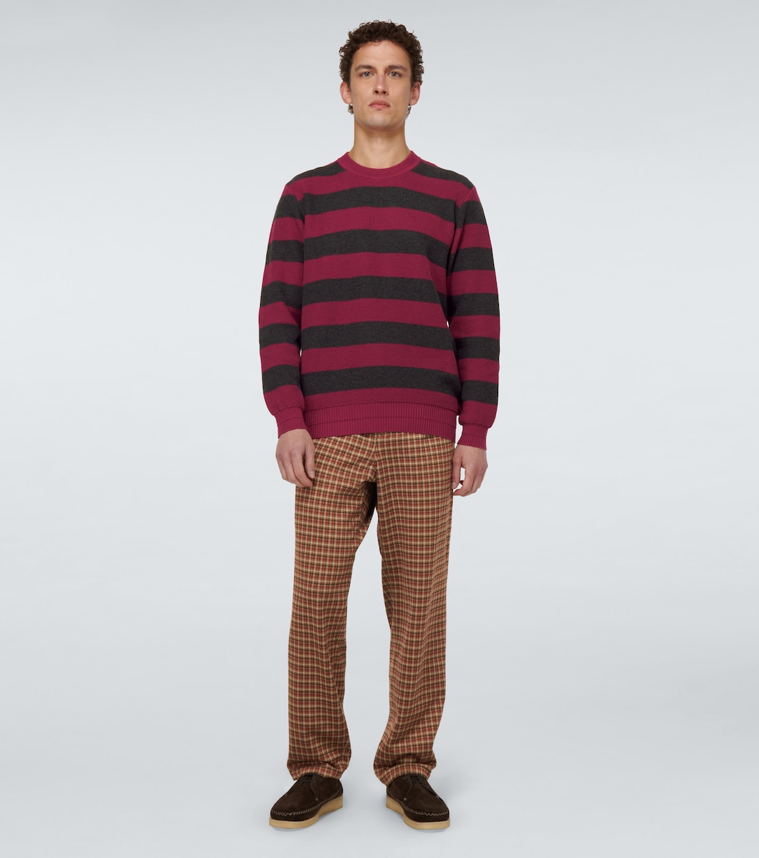 Checked tapered pants | Undercover