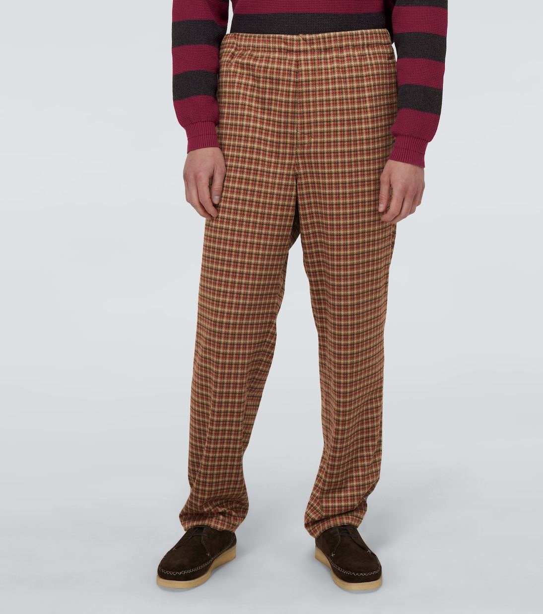 Checked tapered pants | Undercover