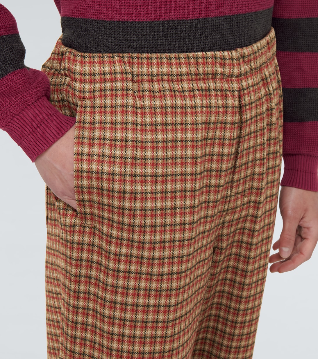 Checked tapered pants | Undercover