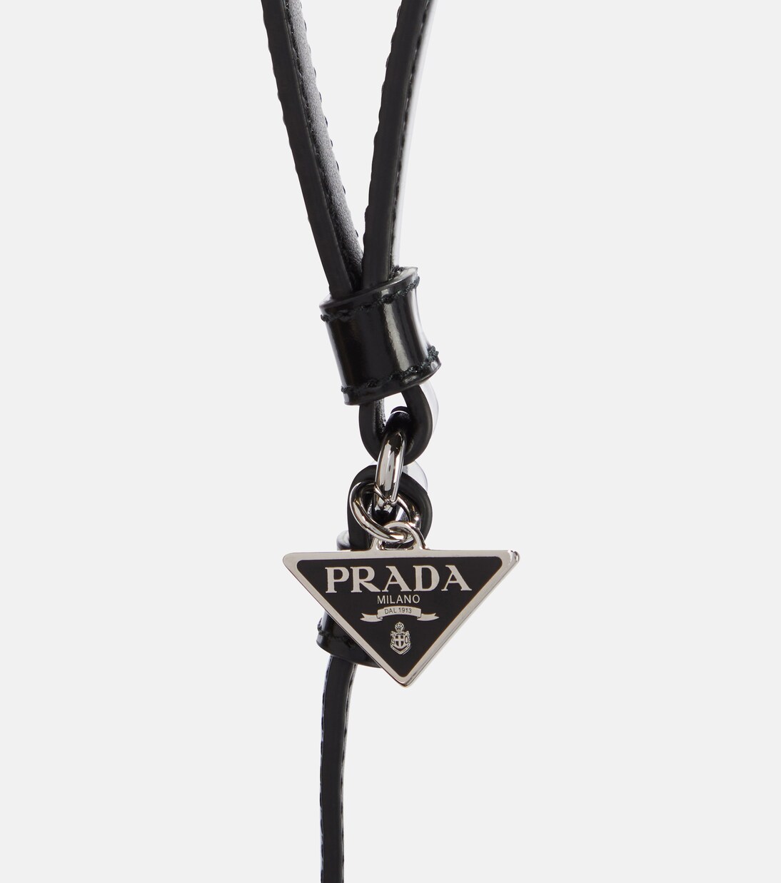 Leather dog leash | Prada