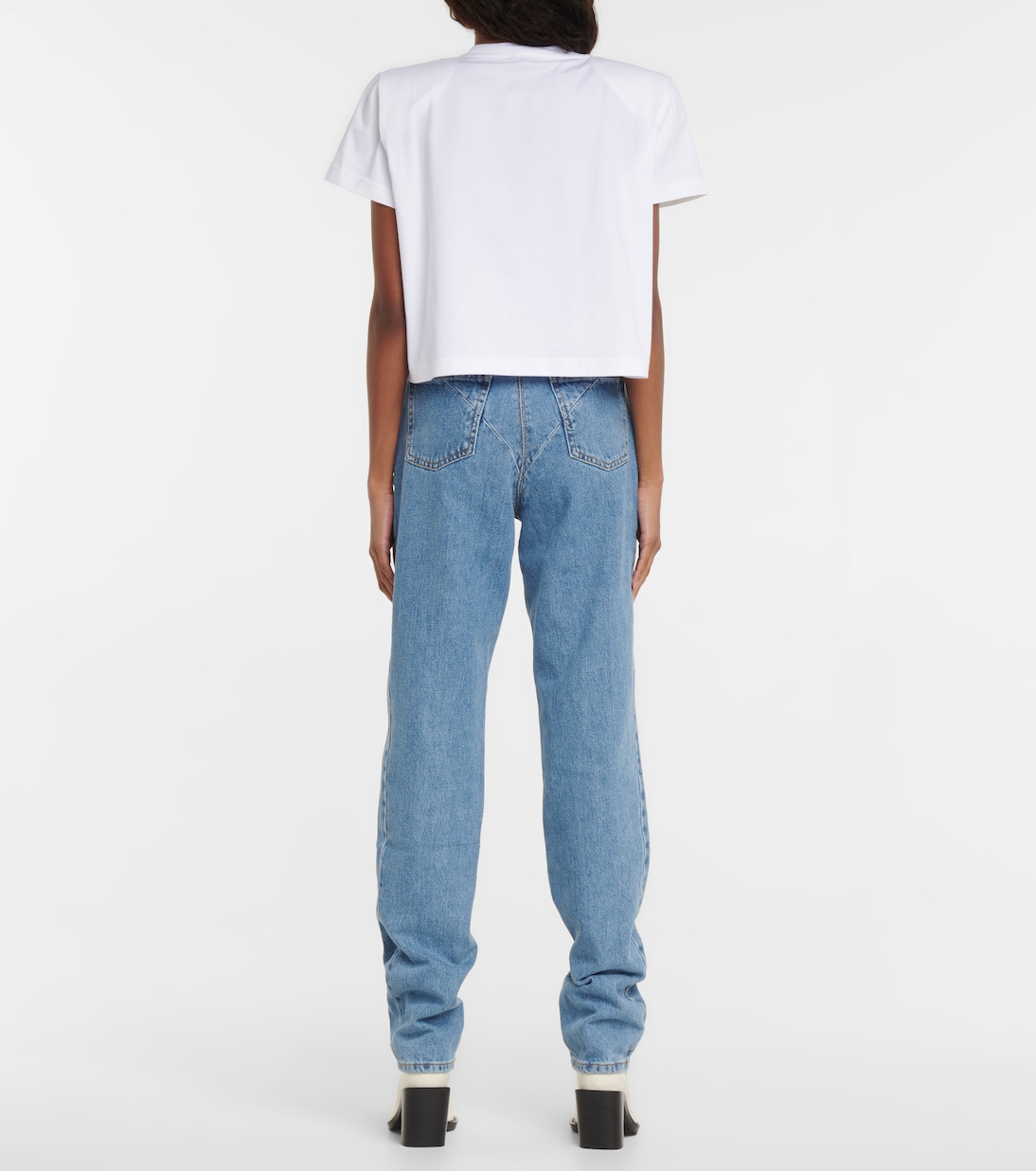 Camiseta de algodón con croché | Magda Butrym