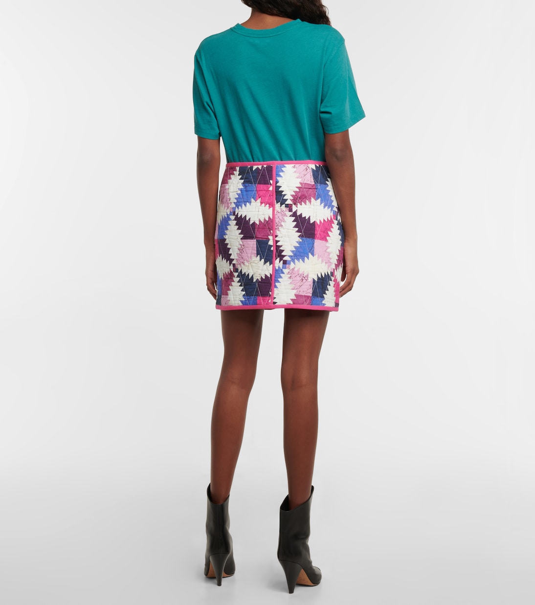 Minifalda Hamlin de algodón estampada | Marant Etoile