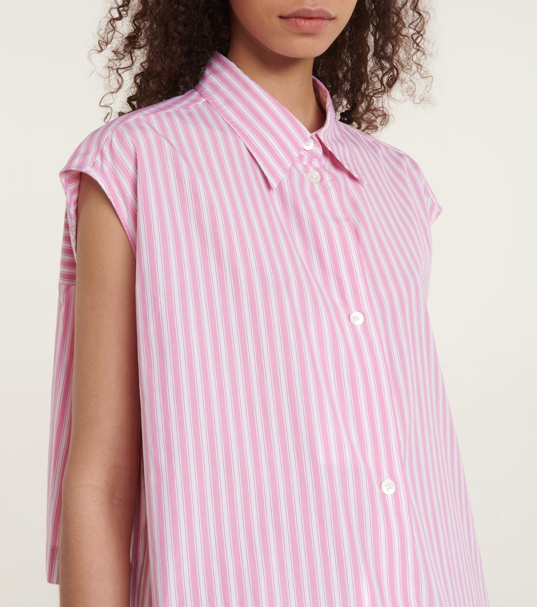 Robe chemise rayée en coton | Marni