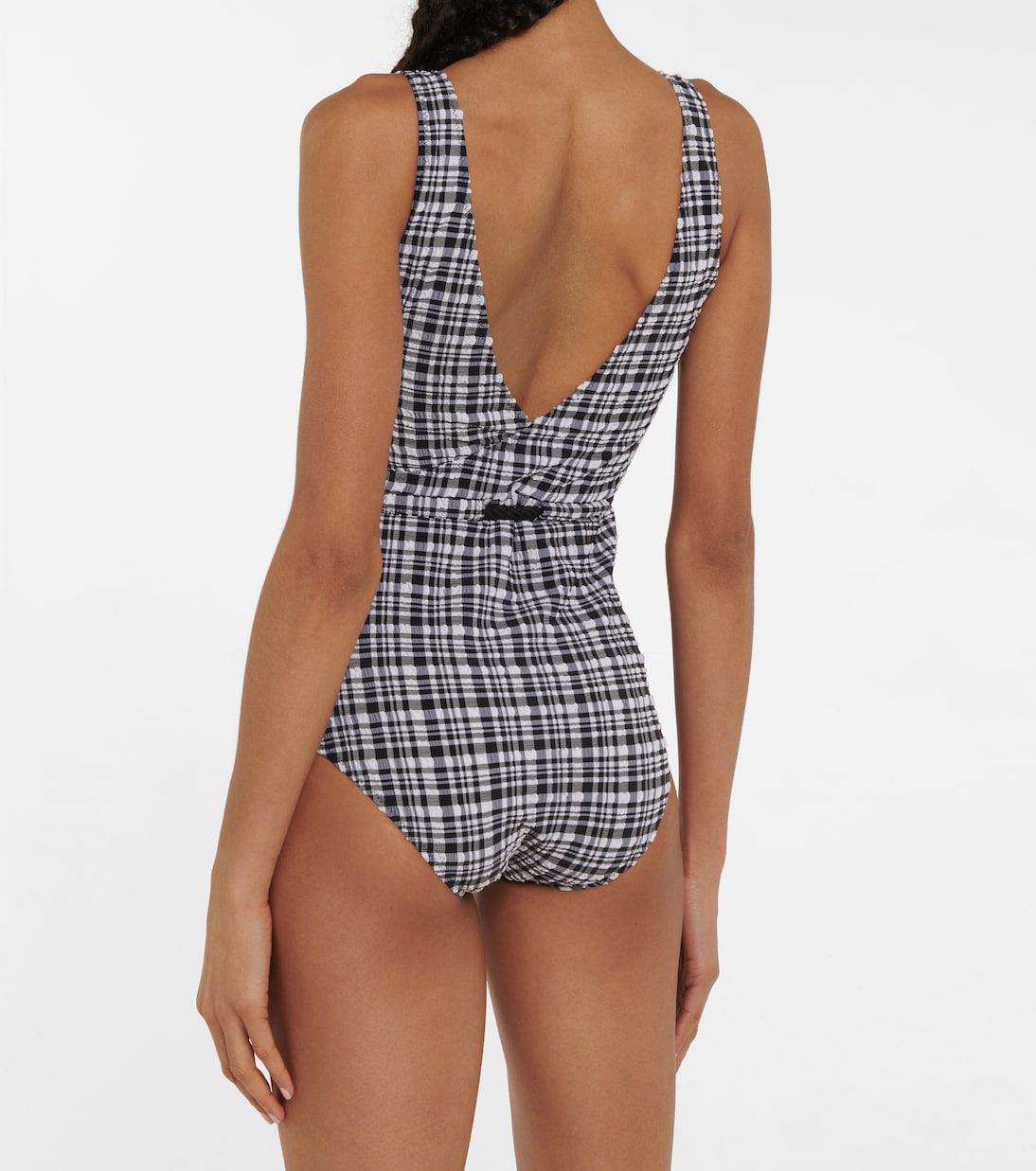 Badeanzug Yasmin aus Seersucker | Lisa Marie Fernandez