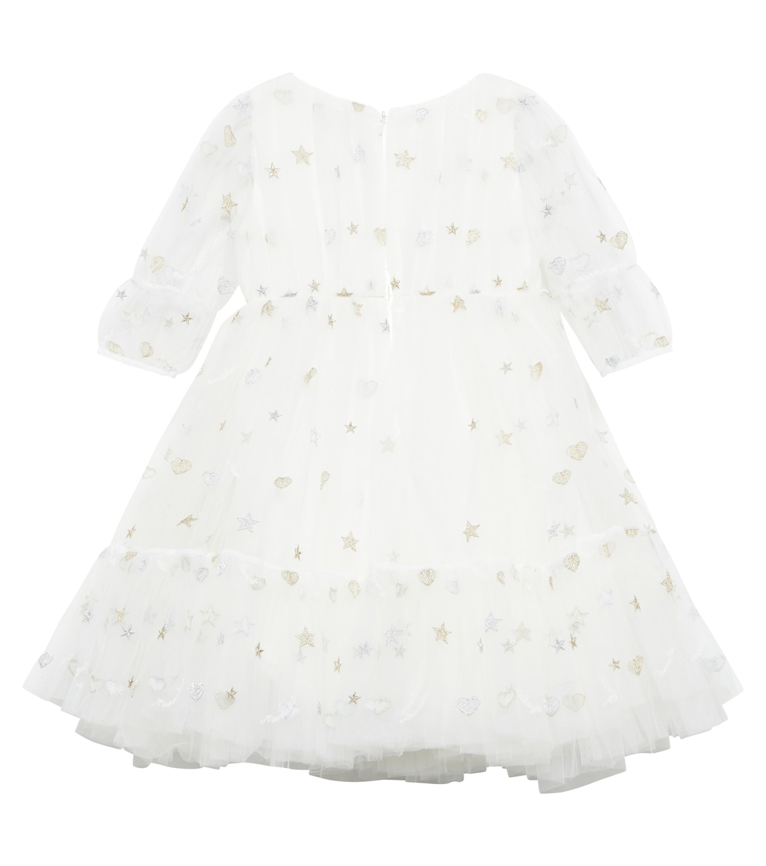 Robe brodée en tulle | Monnalisa