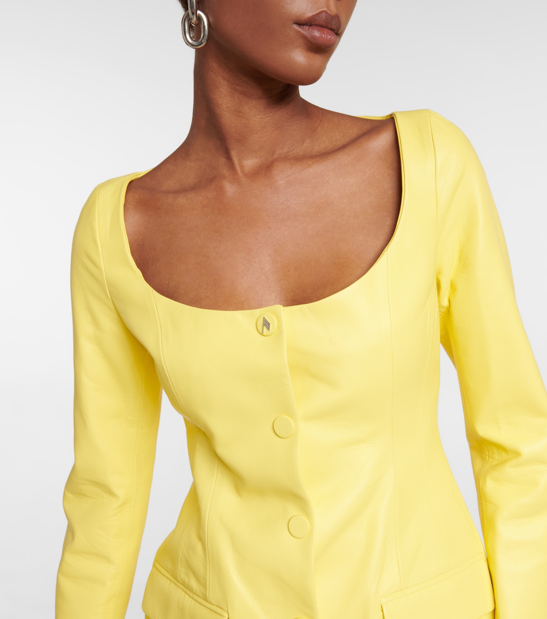 Blazer Marie aus Leder | The Attico