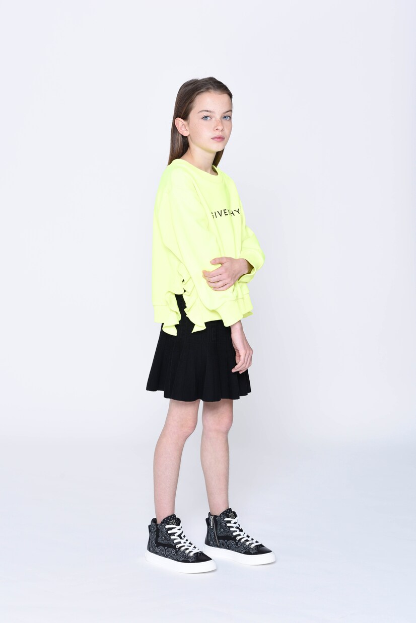 Sweat-shirt en coton mélangé à logo | Givenchy Kids