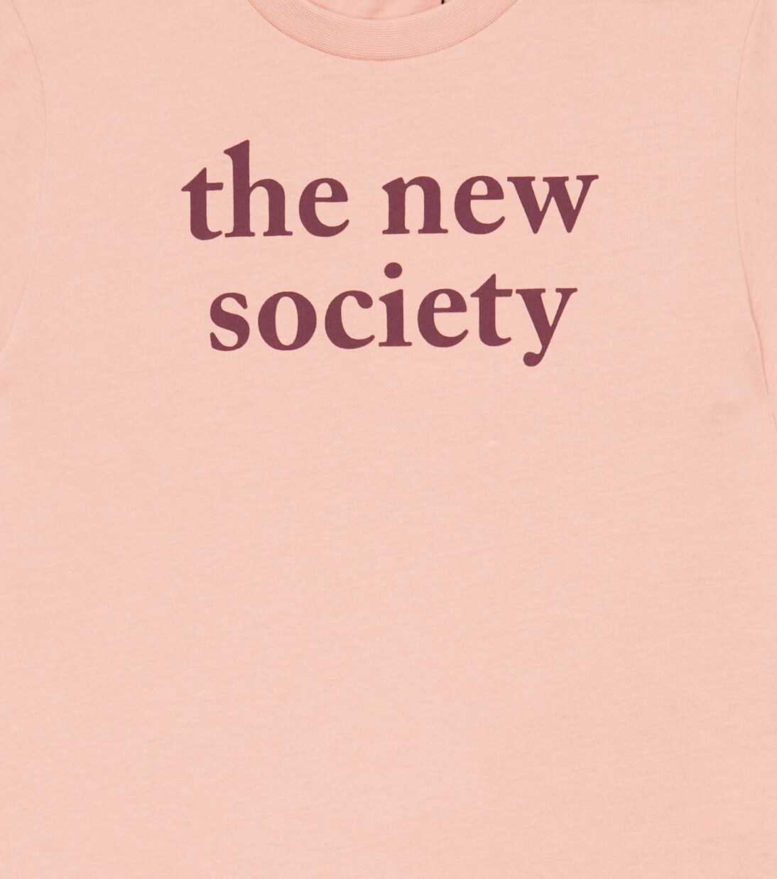 Logo cotton T-shirt | The New Society