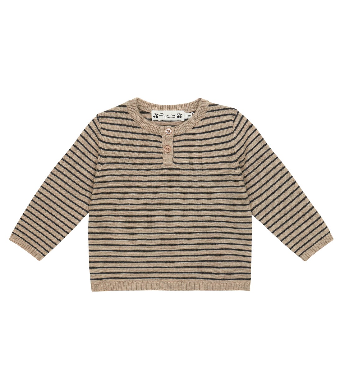Baby striped wool sweater | Bonpoint