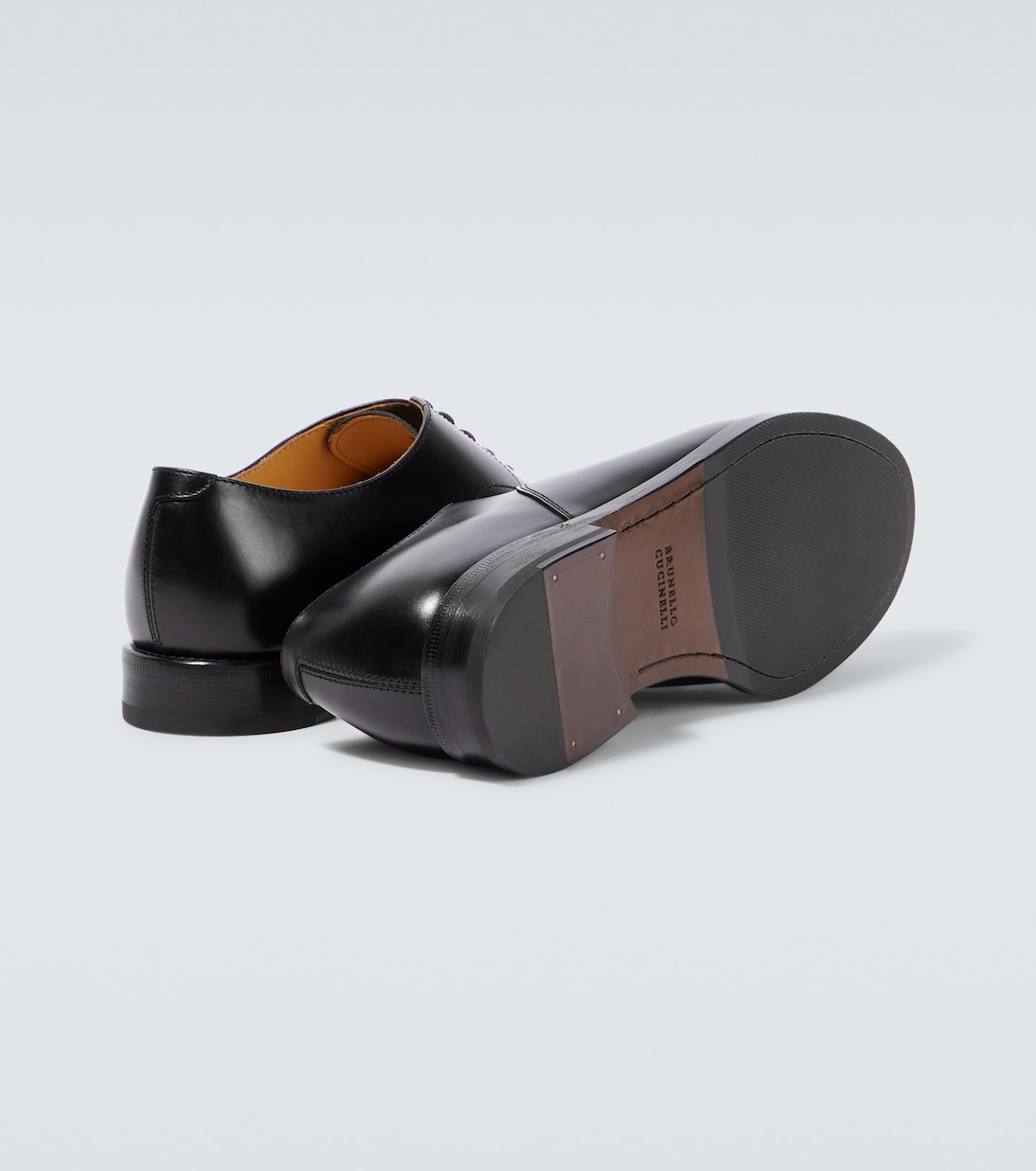 Leather Derby shoes | Brunello Cucinelli