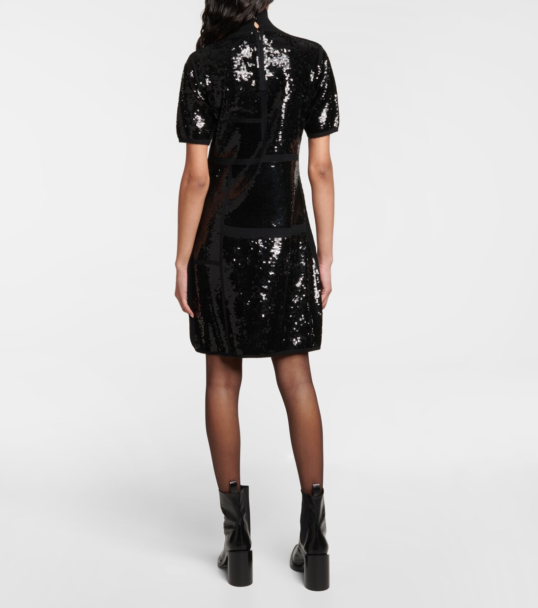 Robe en laine mélangée à sequins | Joseph