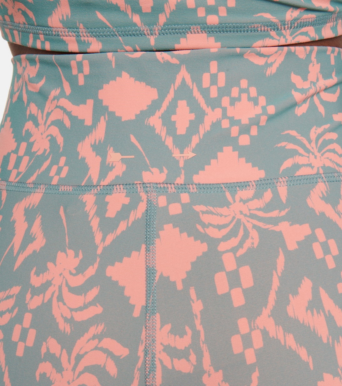 Bedruckte High-Rise Leggings Jardin | The Upside