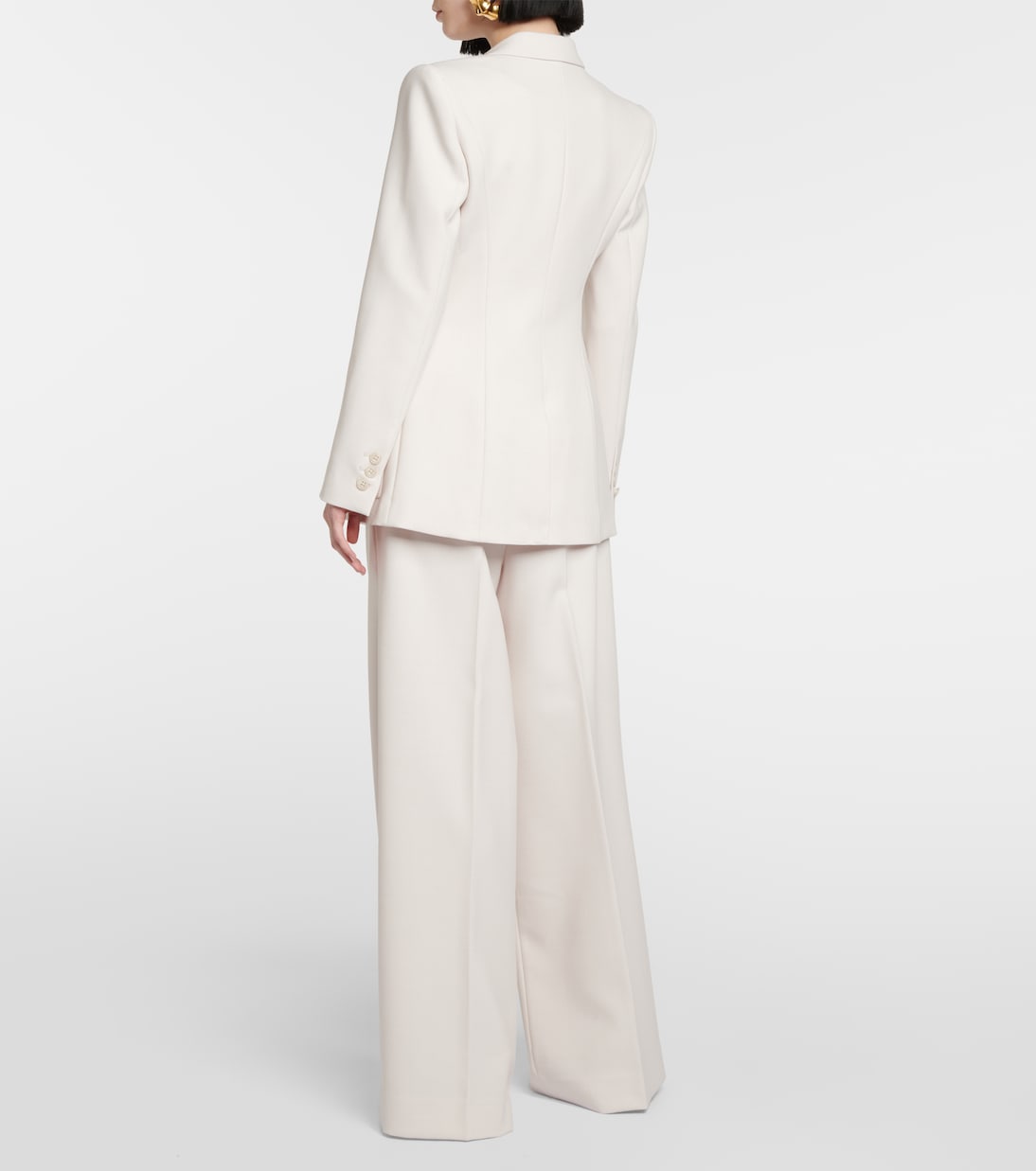 Single-breasted wool-blend blazer | Dorothee Schumacher