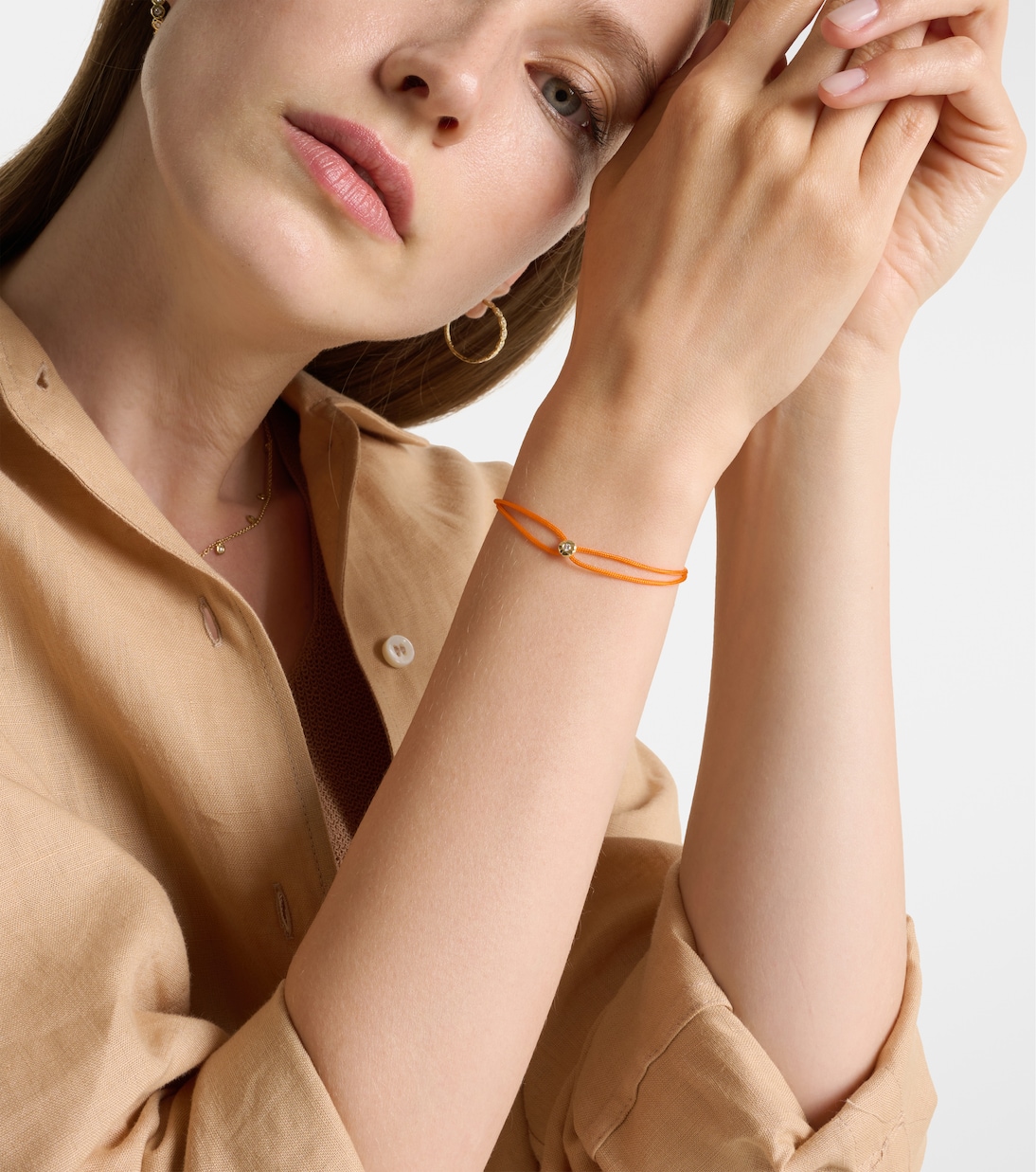 Parachute Nesting Gem 18kt gold bracelet with diamond | Octavia Elizabeth