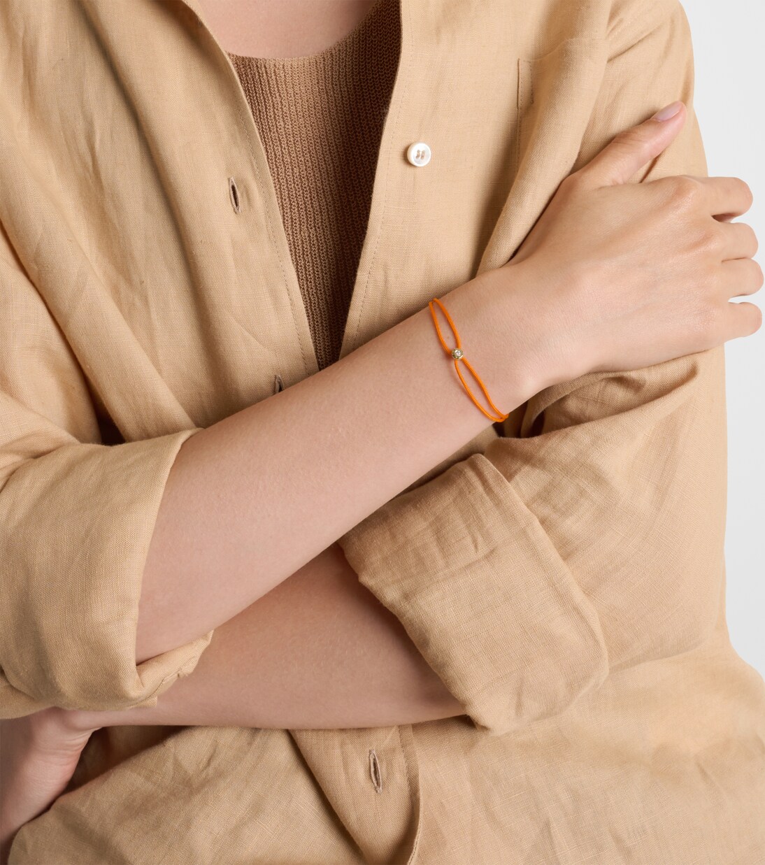 Parachute Nesting Gem 18kt gold bracelet with diamond | Octavia Elizabeth