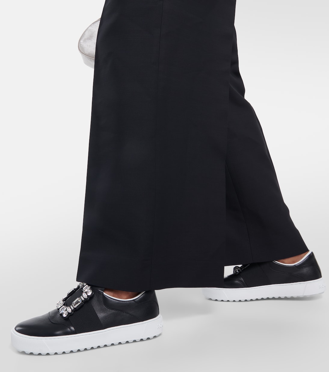 Verzierte Sneakers Very Vivier aus Leder | Roger Vivier